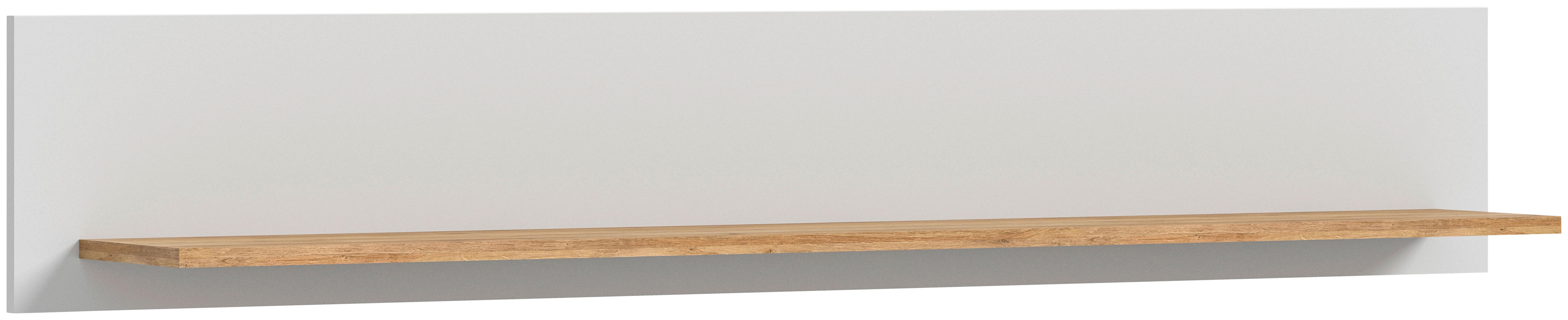 Wandboard Ashton ca. 150x25 cm Aschgrau/Eiche - Eichefarben/Grau, Design, Holzwerkstoff (150/25/22cm) - MID.YOU