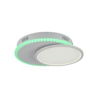 LED-Deckenleuchte Arenda Weiß max. 16 Watt - Weiß, Design, Kunststoff/Metall (45/33/7,5cm)