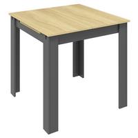Esstisch Vcm Esstisch "pesoli"80/120x80 - Honigeiche/Anthrazit, Modern, Holzwerkstoff (80/80/75cm) - MID.YOU