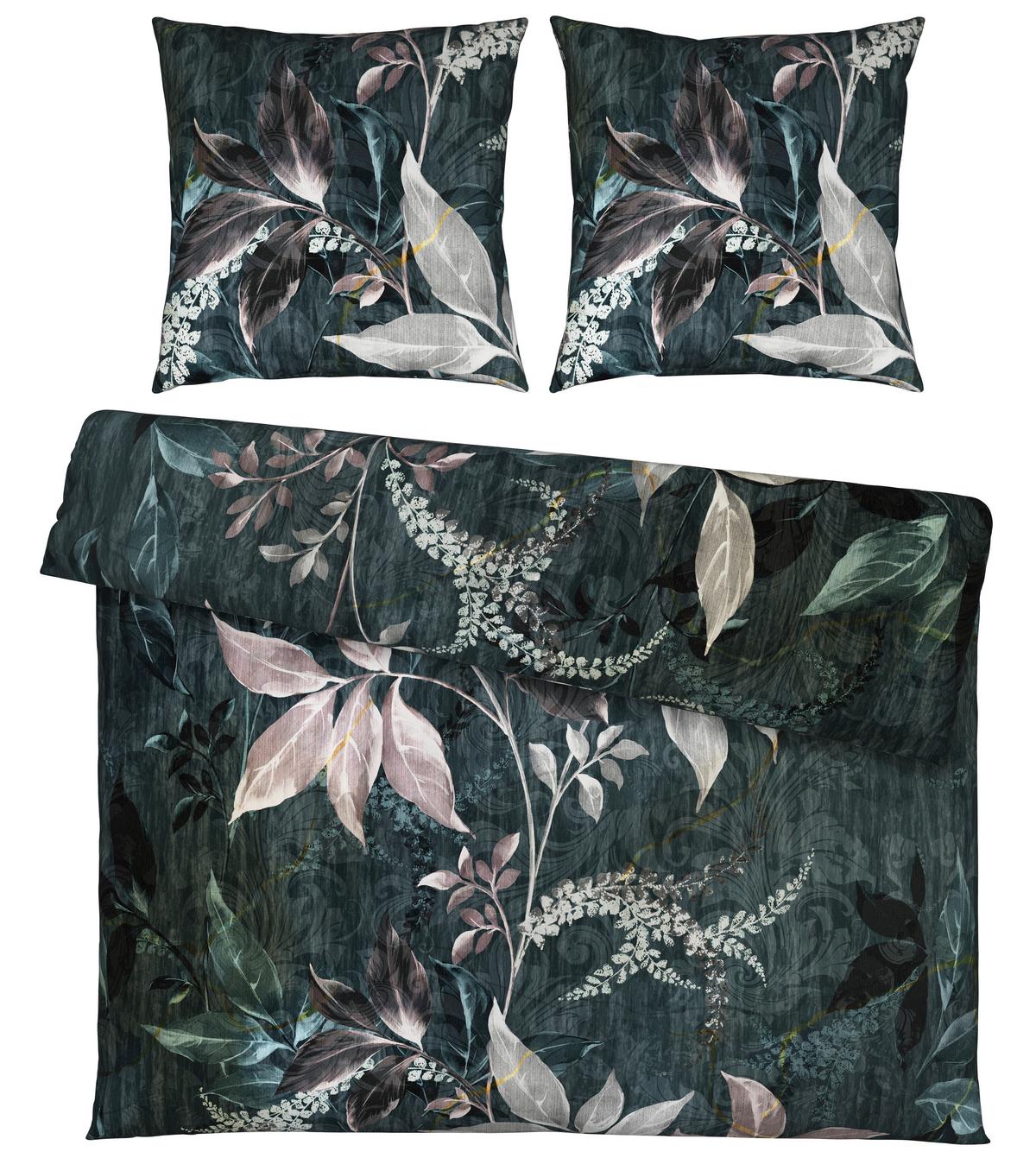 Bettwäsche Chiara XXL Anthrazit ca. 200x200cm - Anthrazit, KONVENTIONELL, Textil (200/200cm) - Modern Living