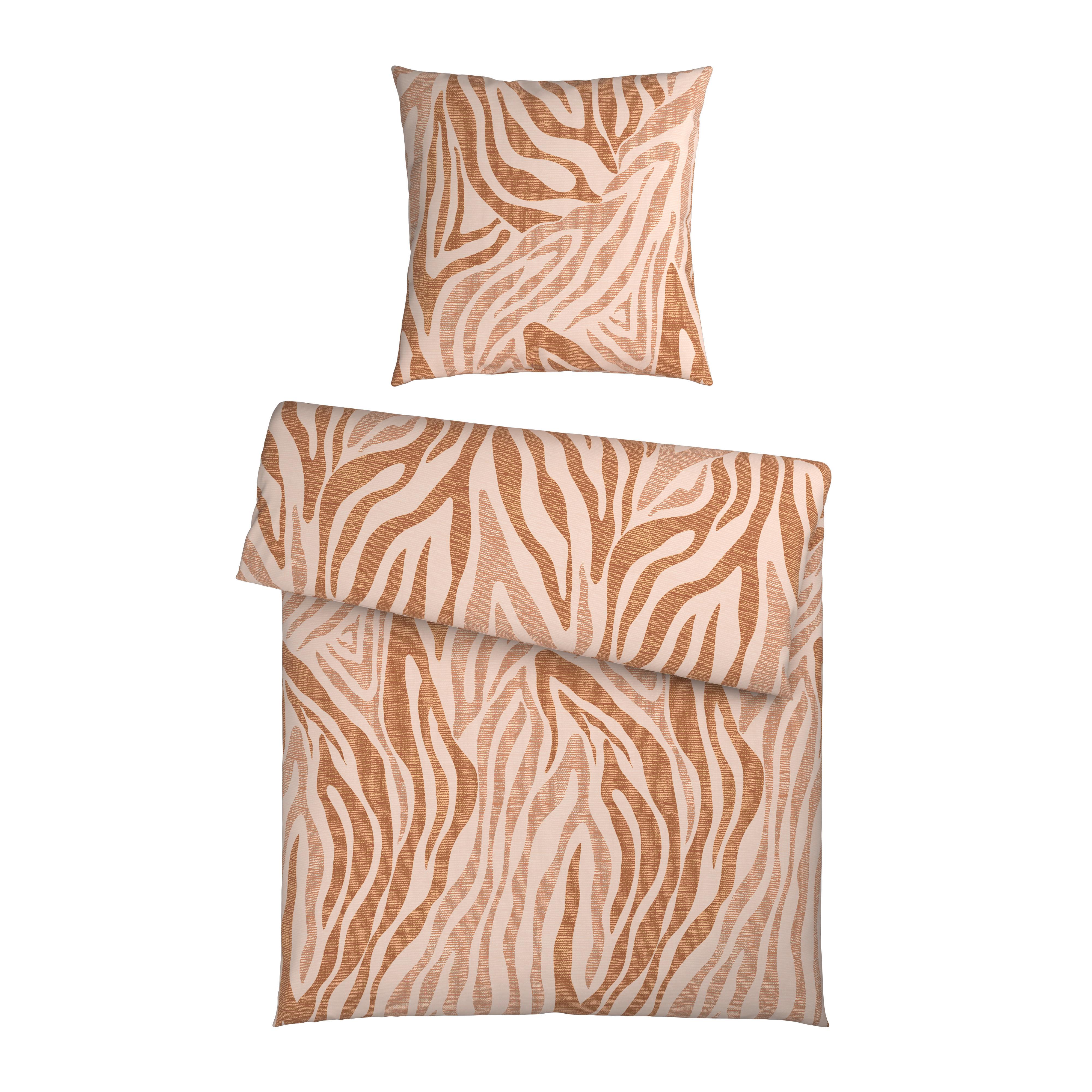 POŚCIEL ZEBRA - beżowy, tkanina (135/200cm) - Novel