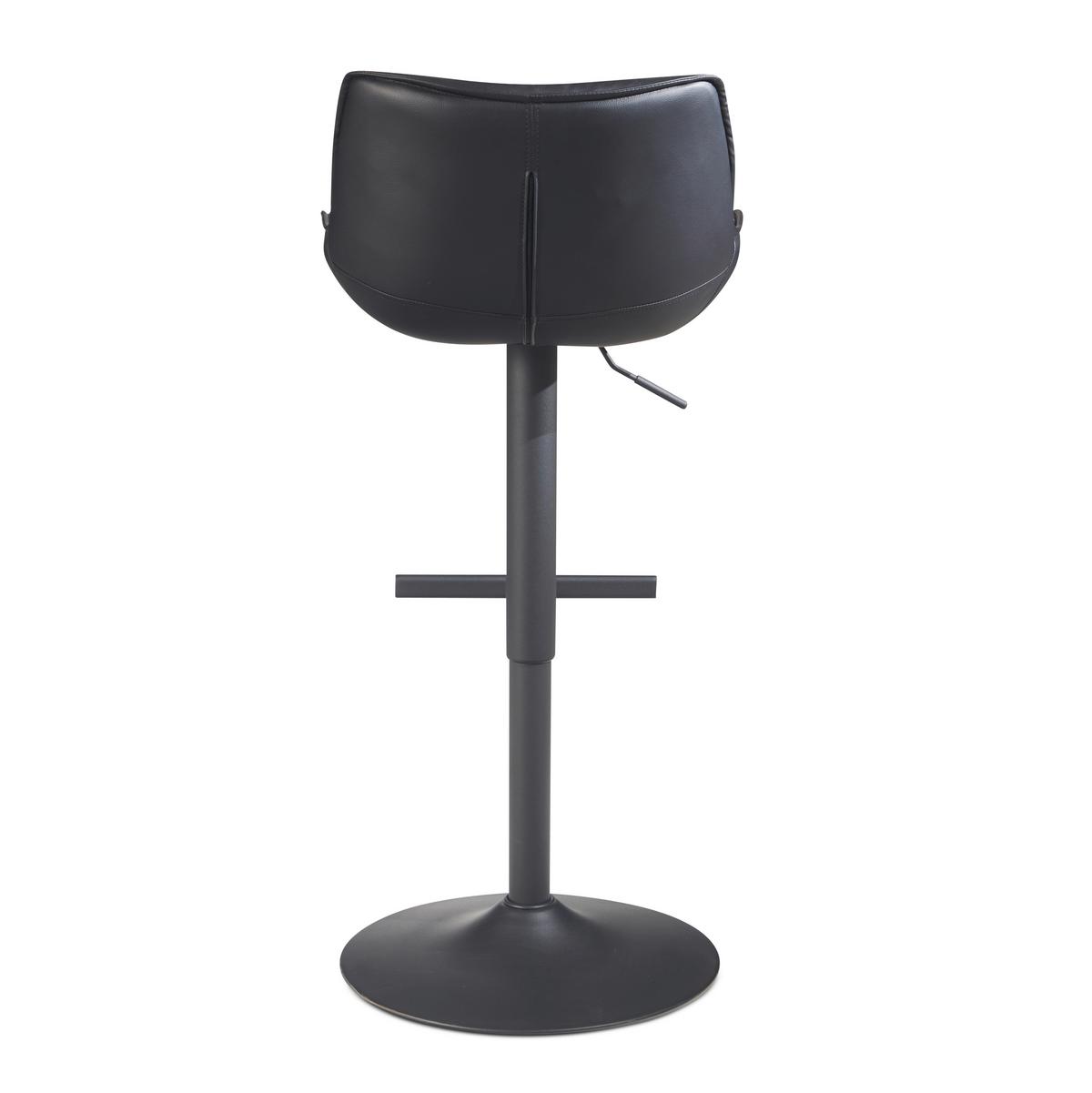 Barski Stol Wl7.005 - črna, Design, kovina/tekstil (45/106/55cm) - MID.YOU