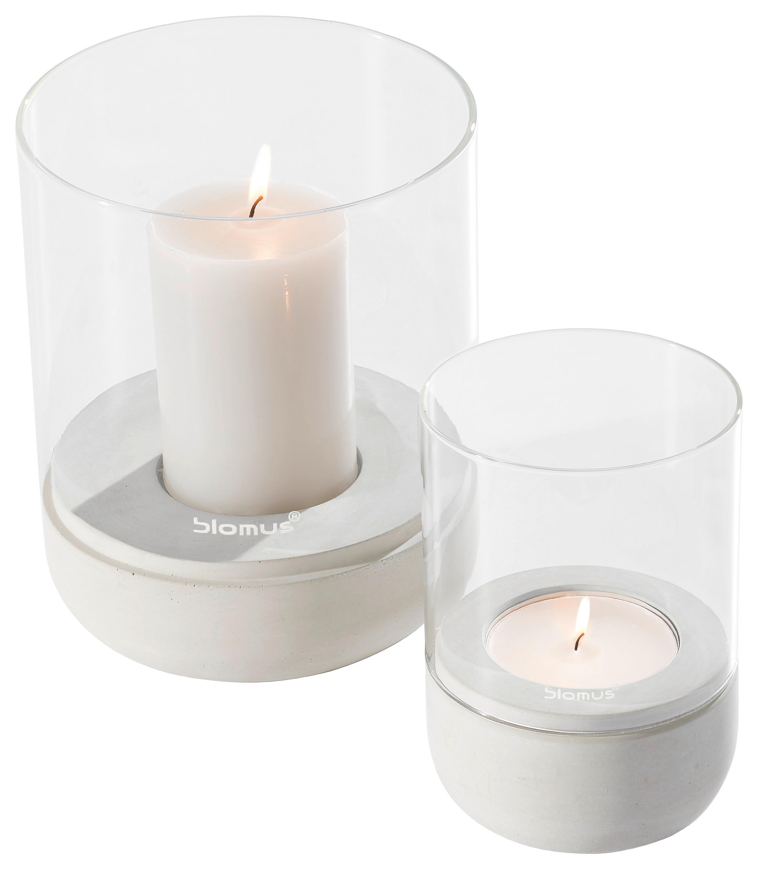 LATARENKA 65432 BLOMUS - szary, Basics, kamień/szkło (10/14cm) - Blomus