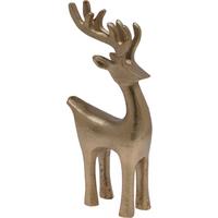 Dekor Szarvas Deer Gold - aranyszínű, fém (10,5/5/22cm)