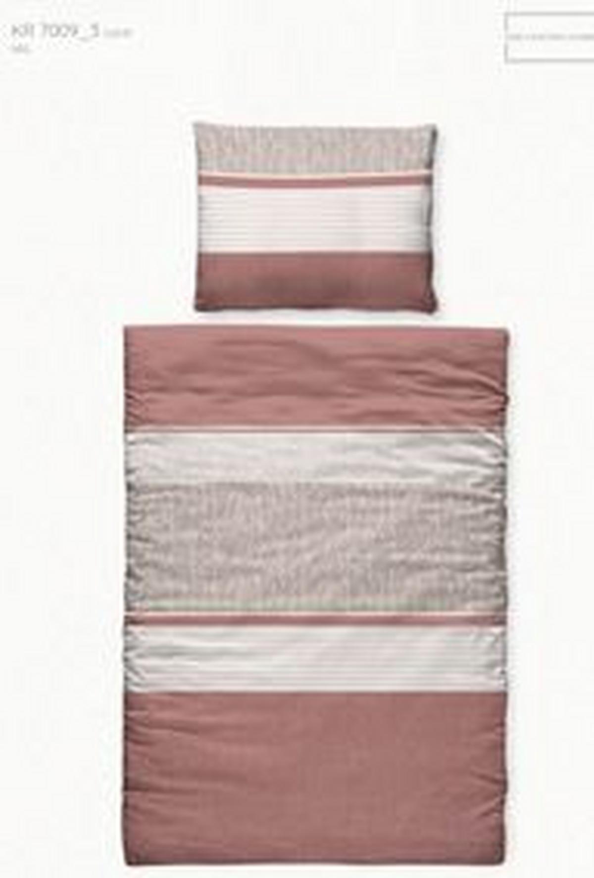 Posteljina Ronja 140x200cm - prljavo ružičasta, tekstil (140/200cm) - Mömax