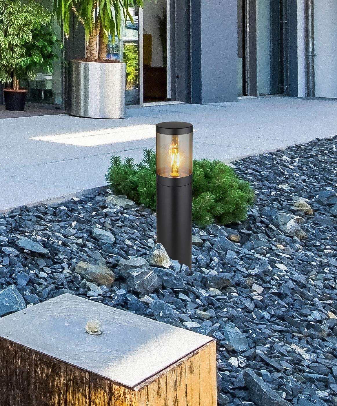 Außenleuchte Xeloo max. 60 Watt - Schwarz, Basics, Kunststoff/Metall (14/50cm) - Globo