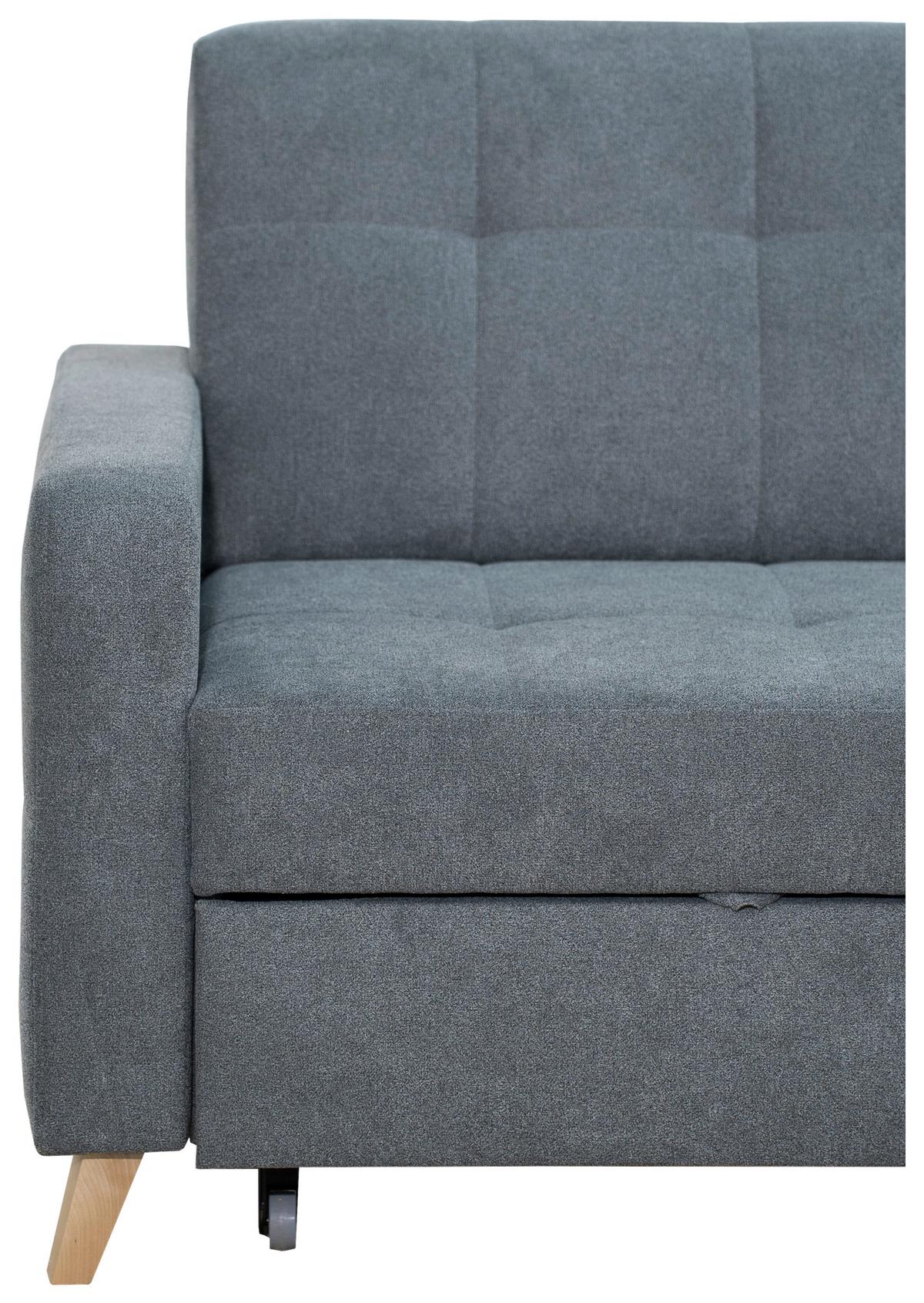 Kutna Garnitura Lars - prirodne boje/boje petroleja, Design, tekstil/drvo (223/161cm) - Best Price