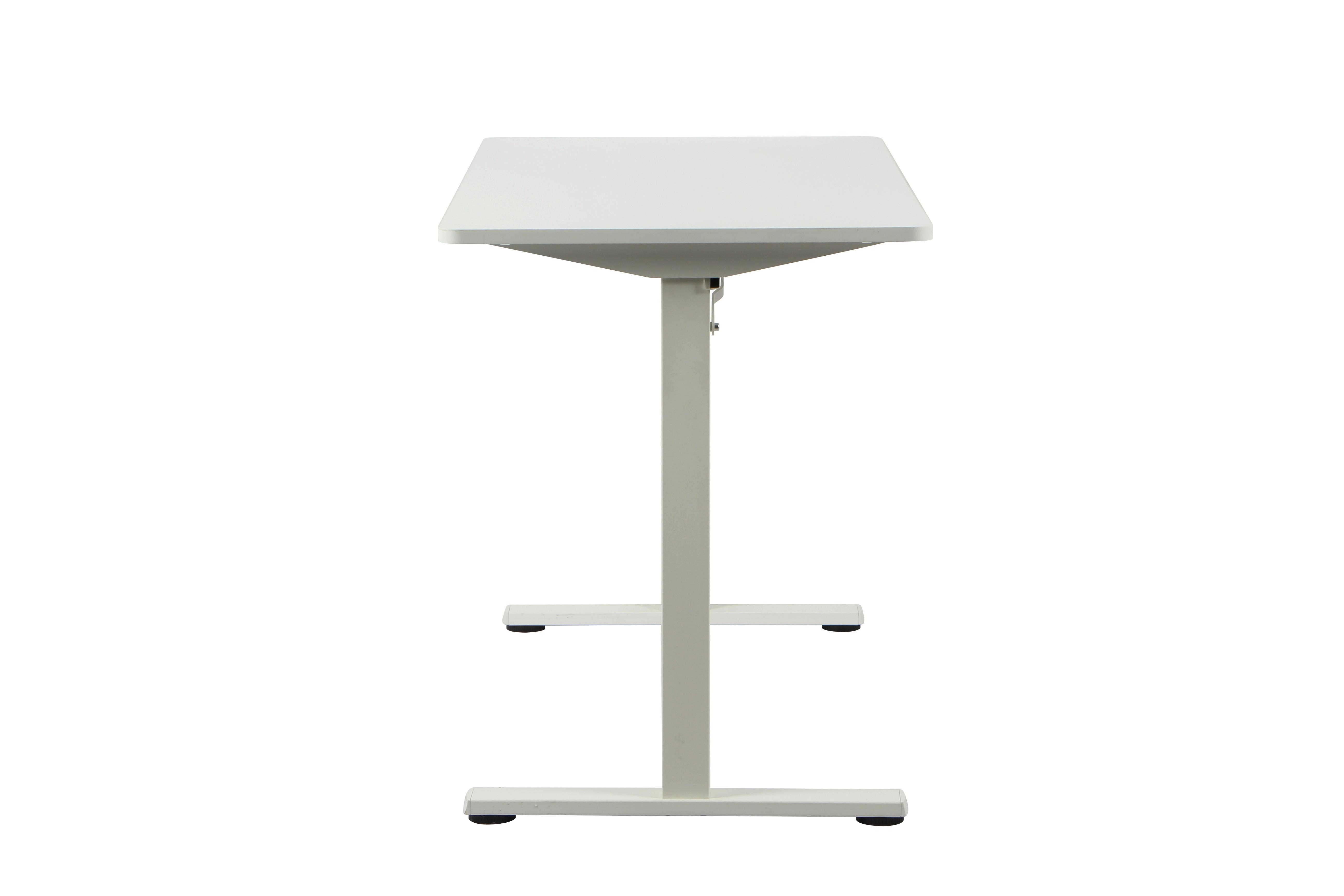 SKRIVBORD JANNIS - vit, Modern, metall/trämaterial (120/60/75cm) - Mömax