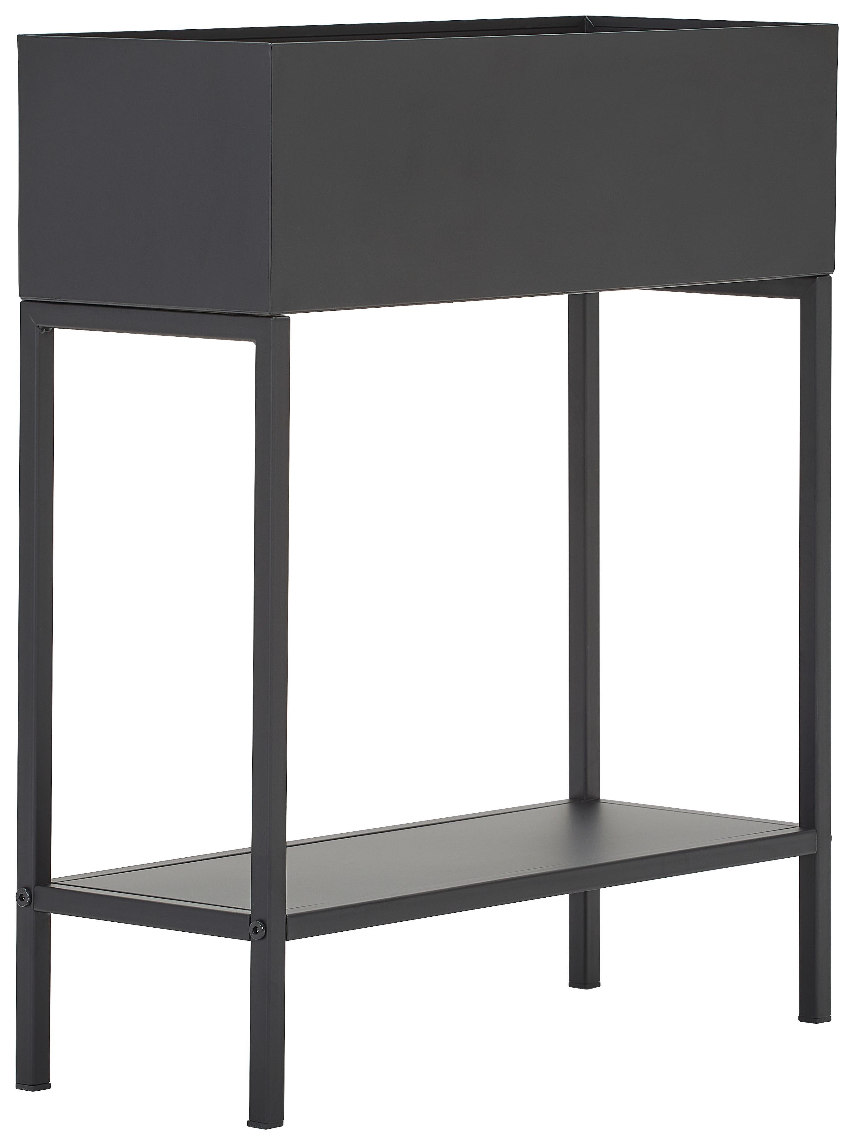 STOJAK NA KWIATY NEO - czarny, Trend, metal (50/60/20cm) - Landscape