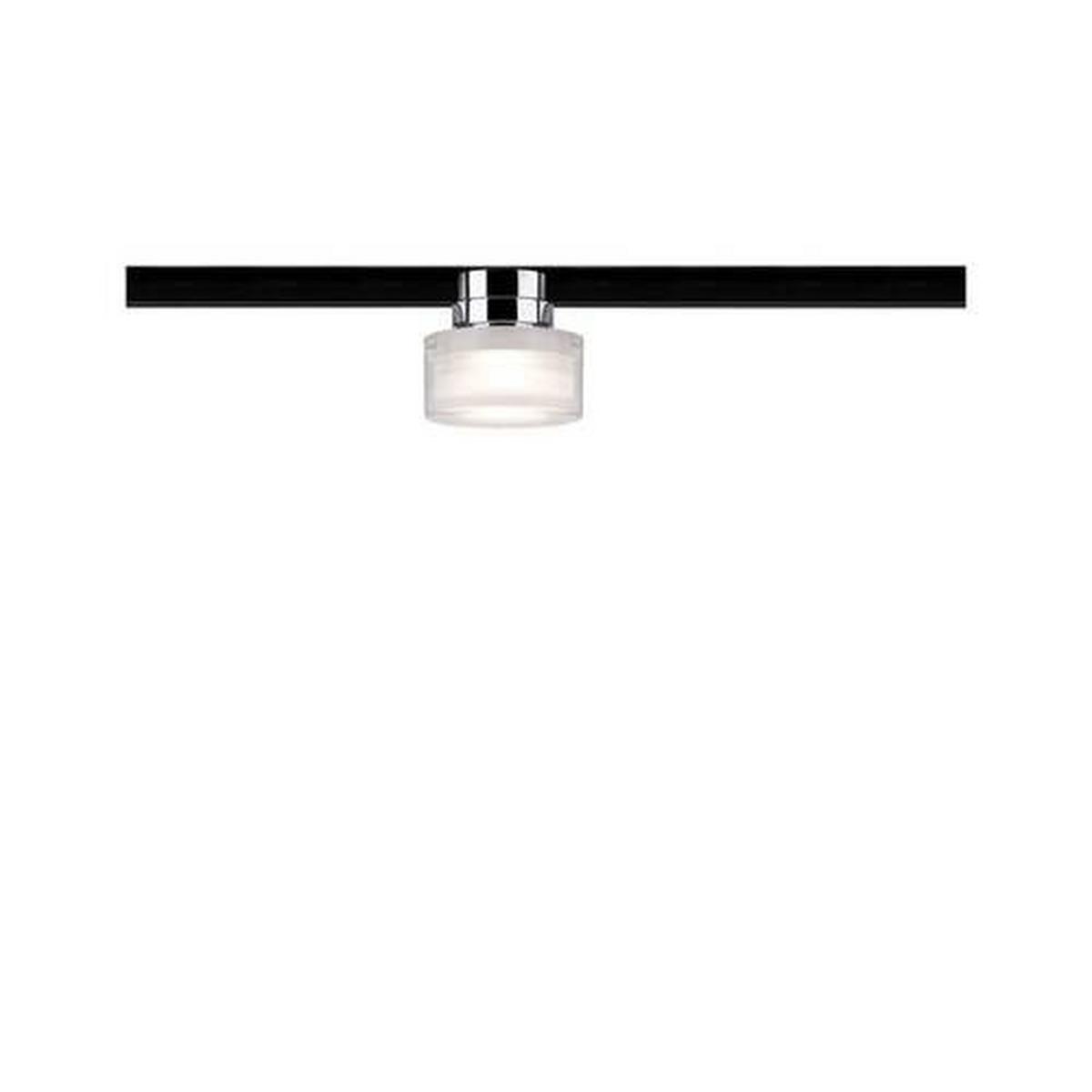 Schienensystem-Strahler Topa in Klar/Chromfarben max. 4,9 W - Klar/Chromfarben, Basics, Kunststoff/Metall (8/7,3cm) - Paulmann
