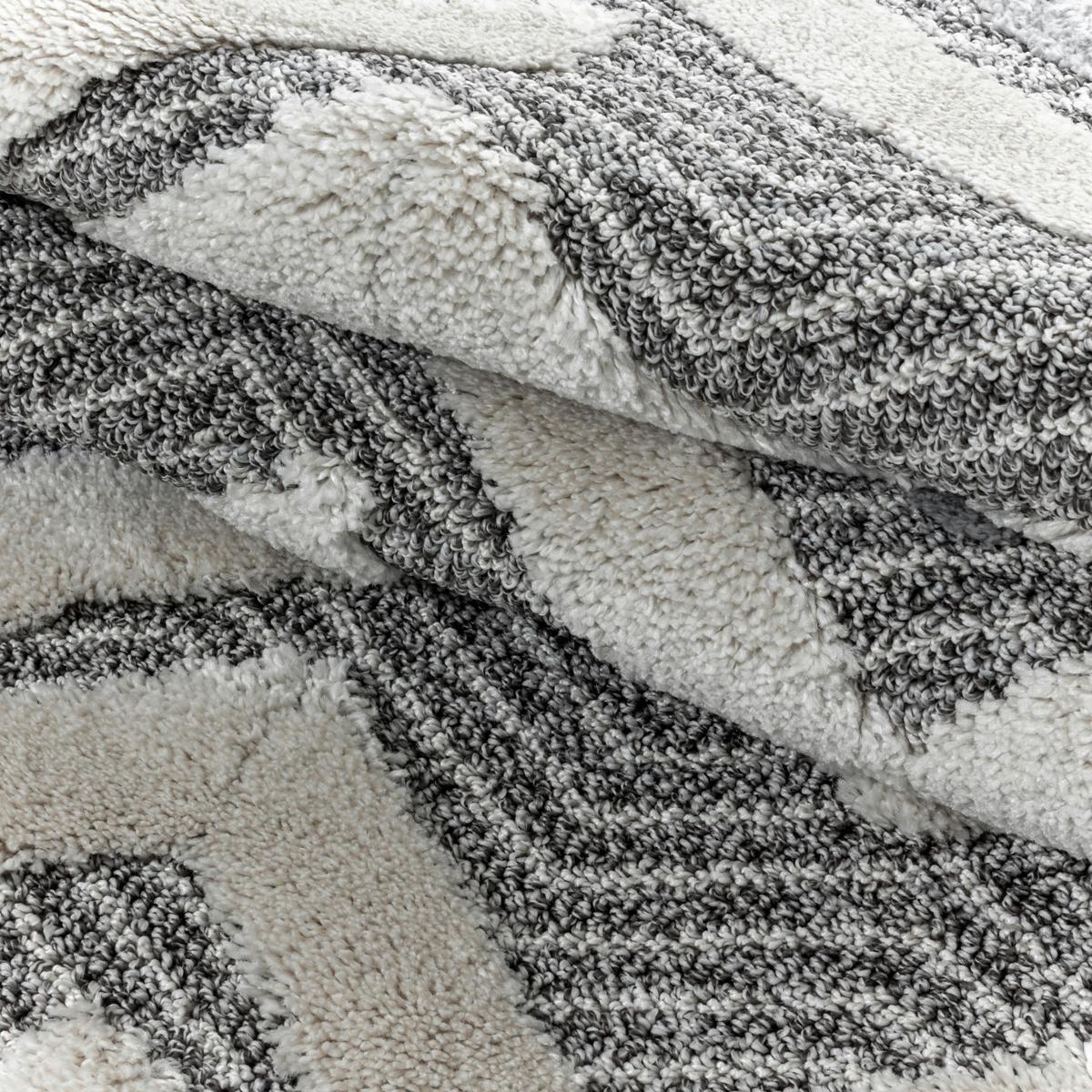 Webteppich Pisa Grau ca. 80x250cm - Grau, KONVENTIONELL, Textil (80/250cm)