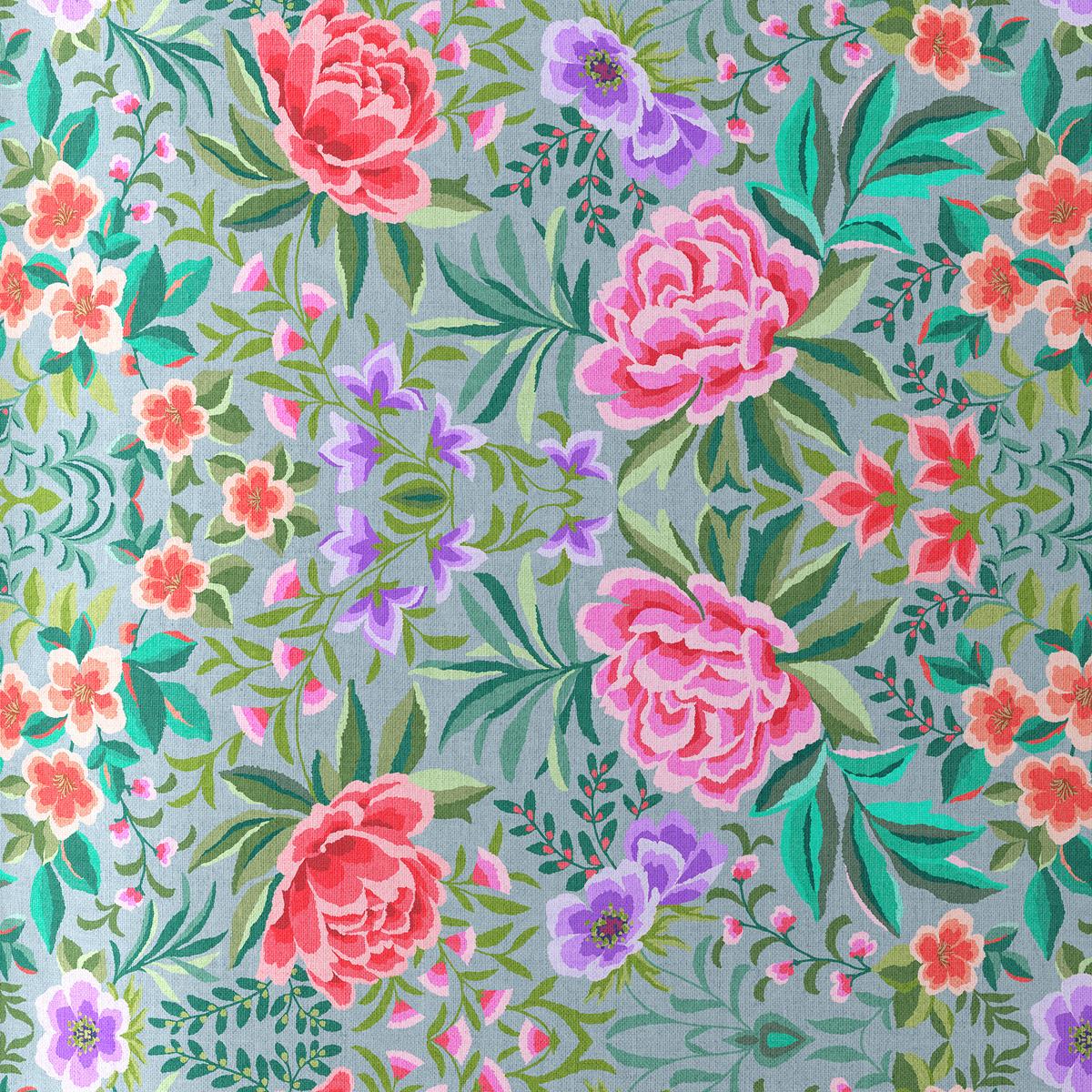 Lenjerie de pat Vivien cca. 140x200/50x70 cm - multicolor, Romantik / Landhaus, textil (140/200cm) - Mömax