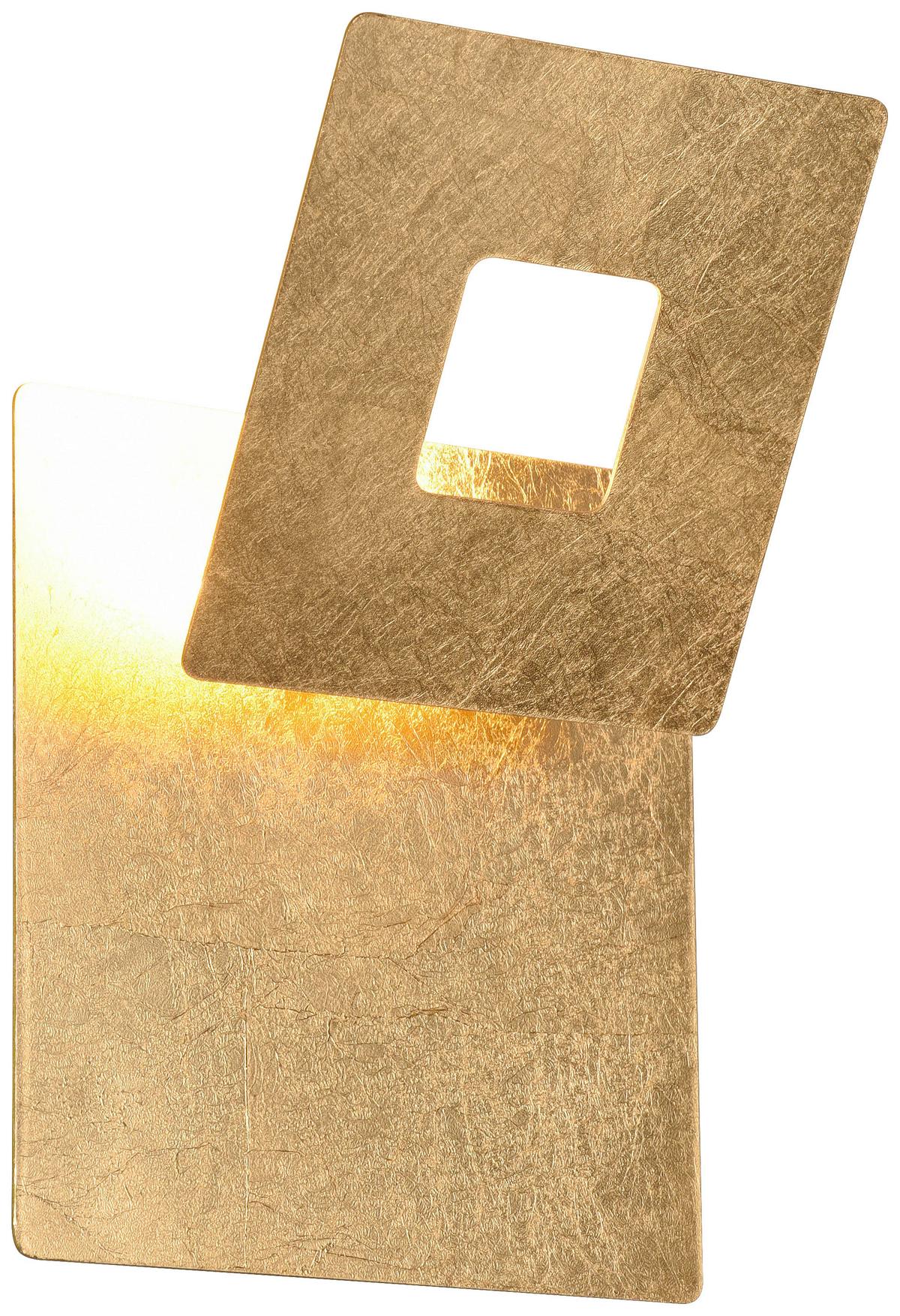 KINKIET LED 240319179 LEANO - kolor złoty, Design, metal (18/7,2/18cm) - Trio Leuchten