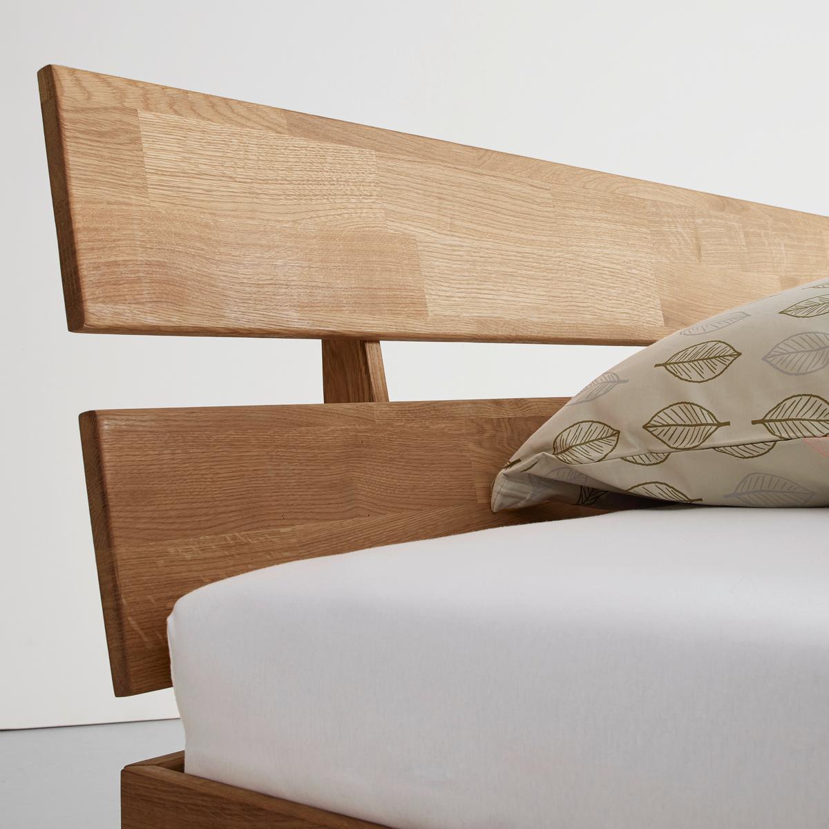 Bett Darja Wildeiche ca. 140x200cm - Wildeiche, KONVENTIONELL, Holz (140/200cm) - Based