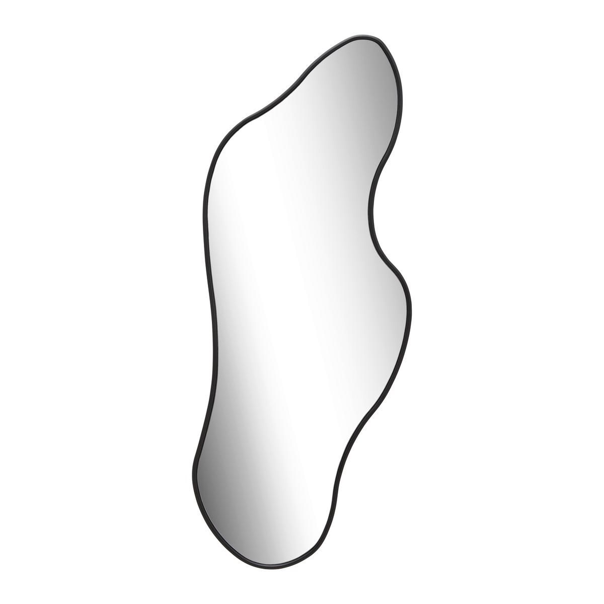 Tükör Tiara - fekete, Modern, faalapú anyag/Üveg (50/120/2,3cm) - Mömax