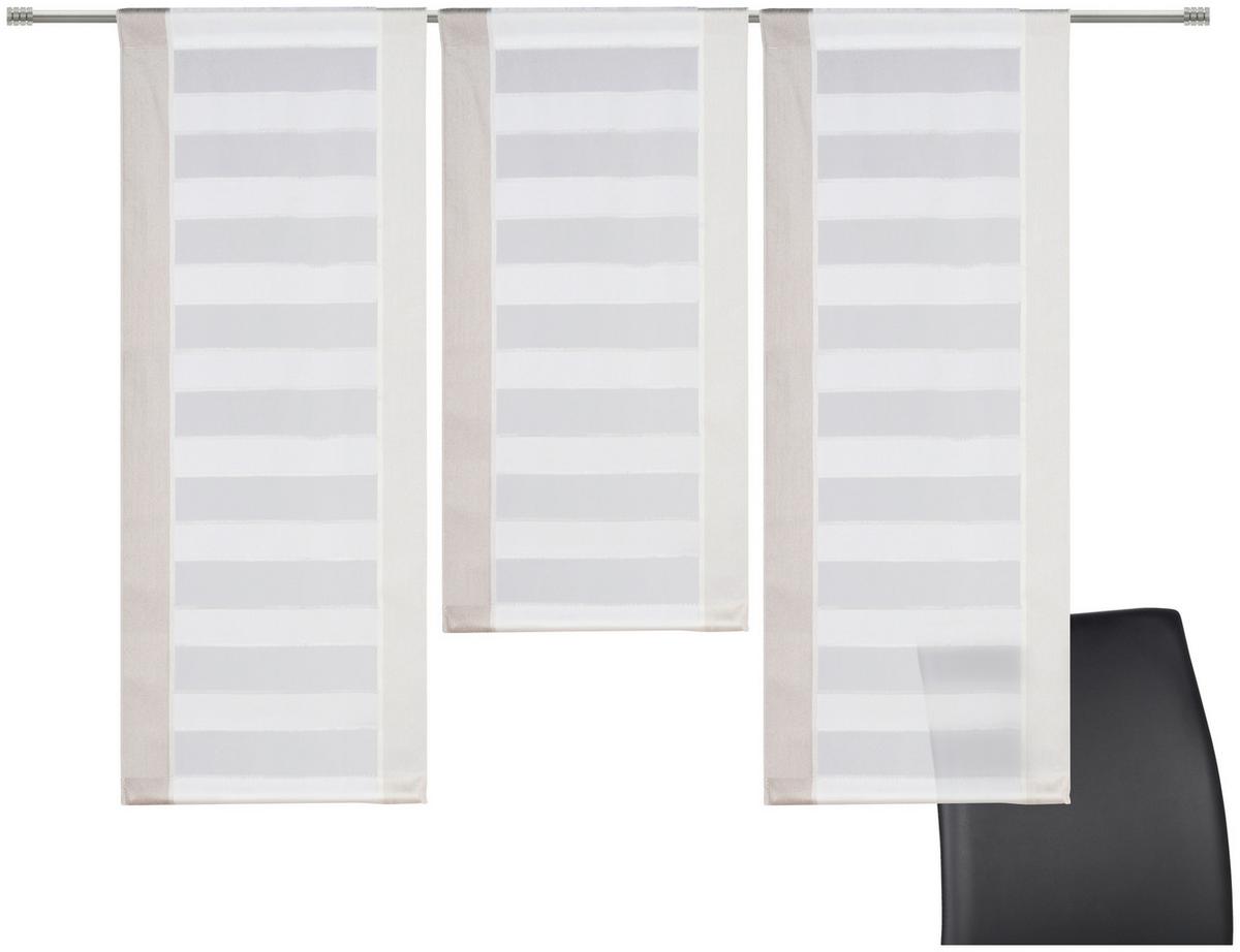 KOMPLET KRÓTKICH FIRAN RIVI - taupe/brązowy, Basics, tkanina (30/80cm) - Esposa