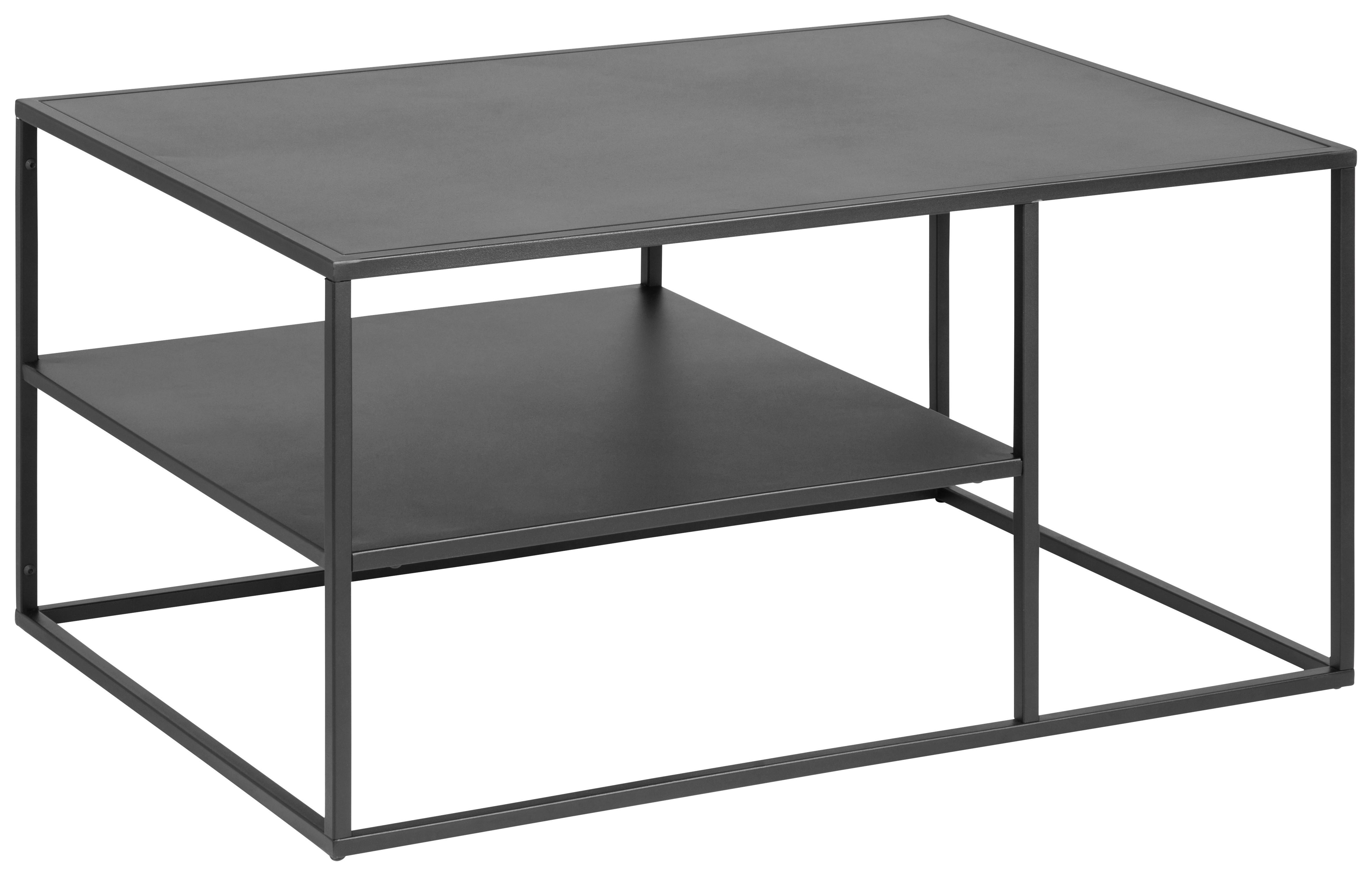 STOLIK KAWOWY NEWTON -TREND- - czarny, Trend, metal (90/60/45cm) - MID.YOU