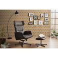 Relaxsessel in Braun/Silberfarben - Silberfarben/Braun, MODERN, Kunststoff/Textil (71/97-106/75-106cm) - MÖMAX modern living