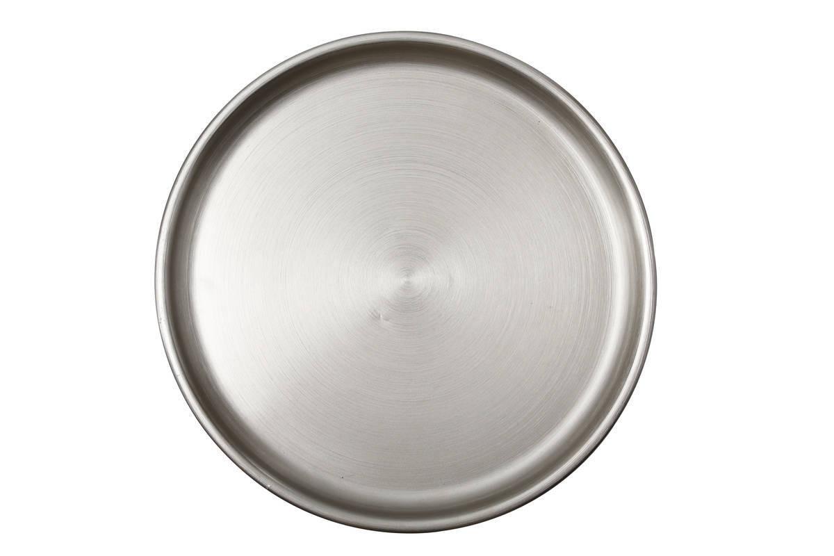 Beistelltisch Beistelltisch Art Deco 175 - Anthrazit/Silberfarben, Trend, Metall (32/32/47cm) - Kayoom