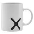 Kaffeebecher Mömax 4 You aus Porzellan - Schwarz/Weiß, Keramik (8/9,5cm) - MÖMAX modern living