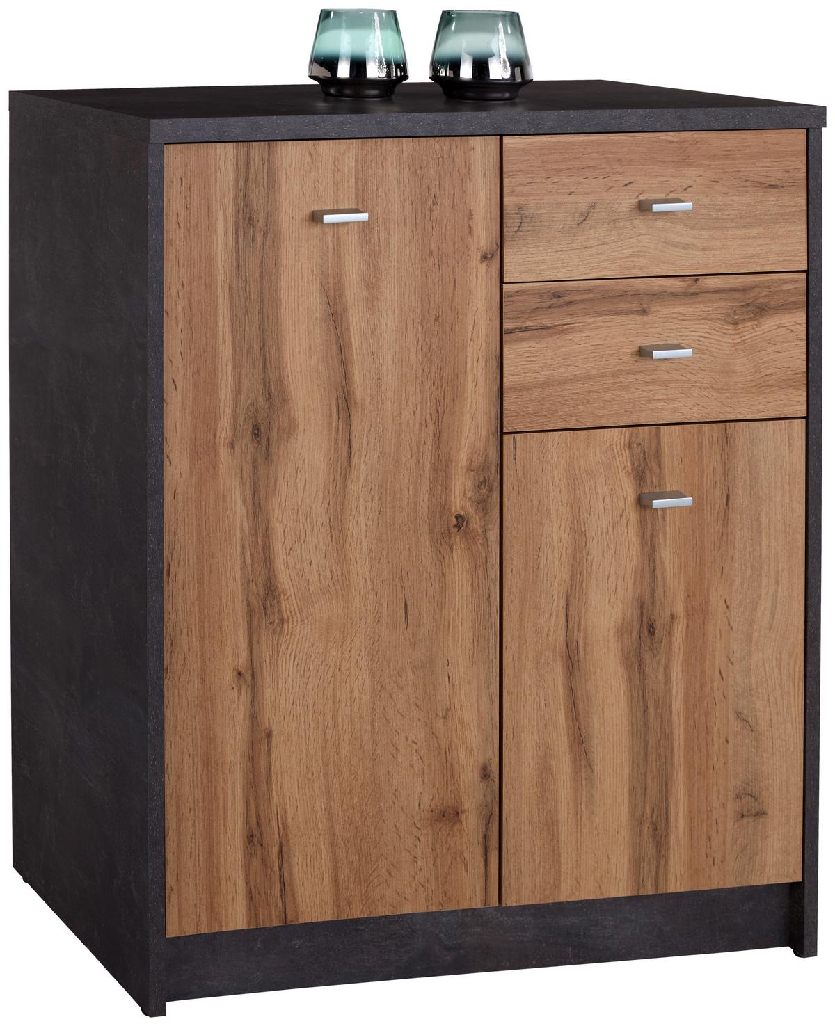 Komoda 4-You Yuk04 - barve hrasta, Moderno, leseni material (74/85,4/34,6cm) - Mömax