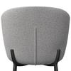 STOL NOEMIE - mörkgrå/svart, Modern, metall/trä (49/81/54cm) - Bessagi Home