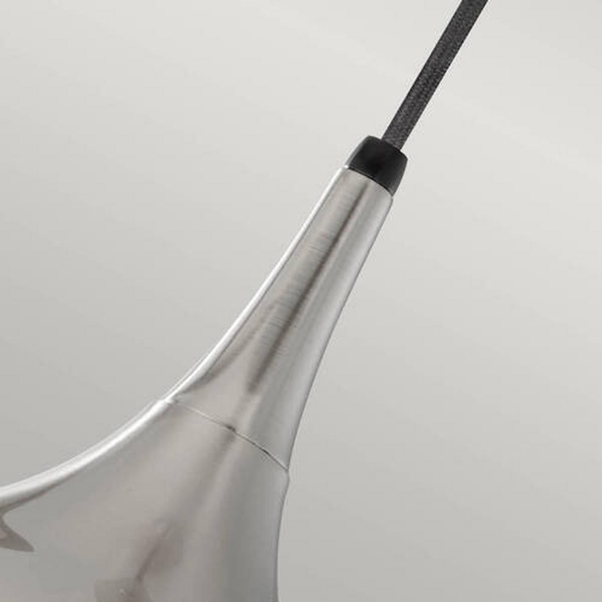 Viseća Svjetiljka Srebrna Boja - boje oplemenjenog čelika, Design, metal (25.4/30.3cm) - Elstead Lighting