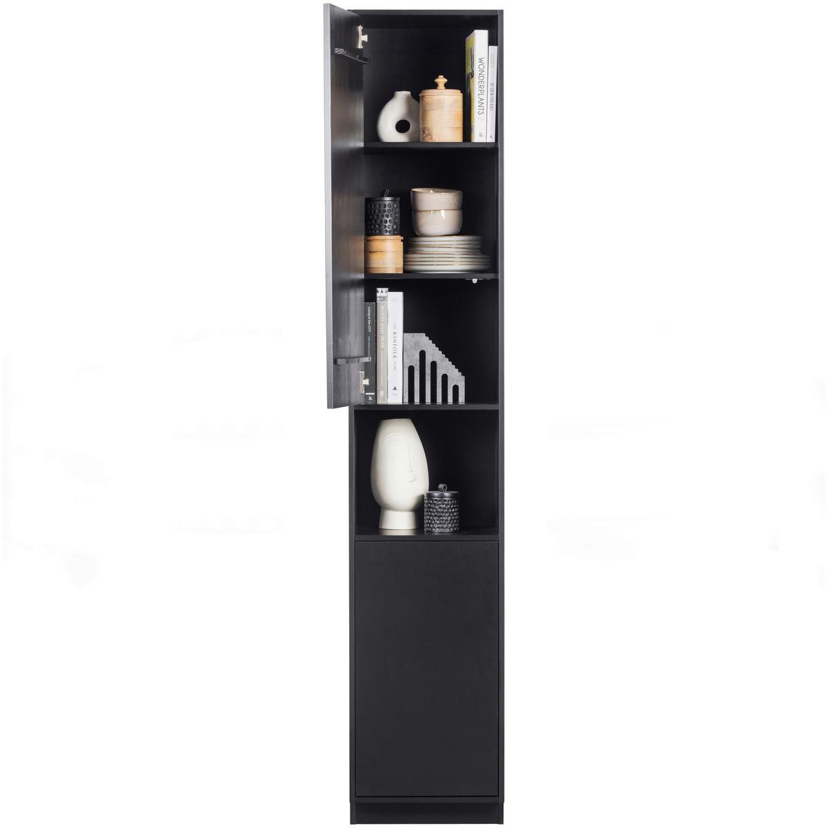 Buffet Finca Schwarz - Schwarz, Design, Holz (40/210/40cm) - Livetastic