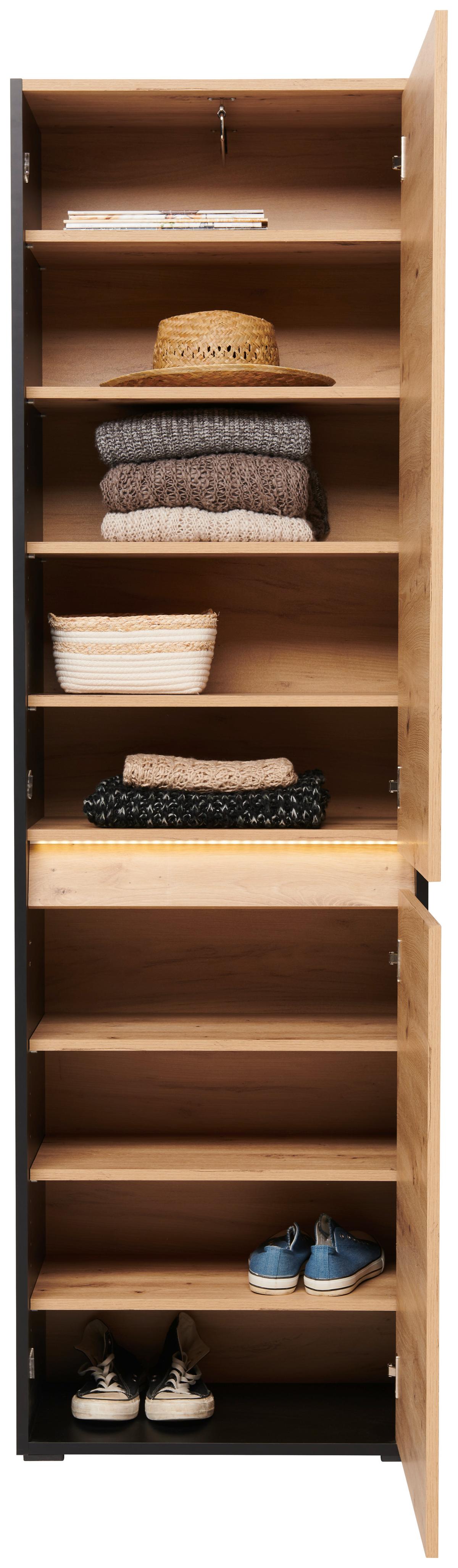 Garderobni Ormar Welcome - Moderno, drvni materijal (60,4/200,7/38cm) - Modern Living