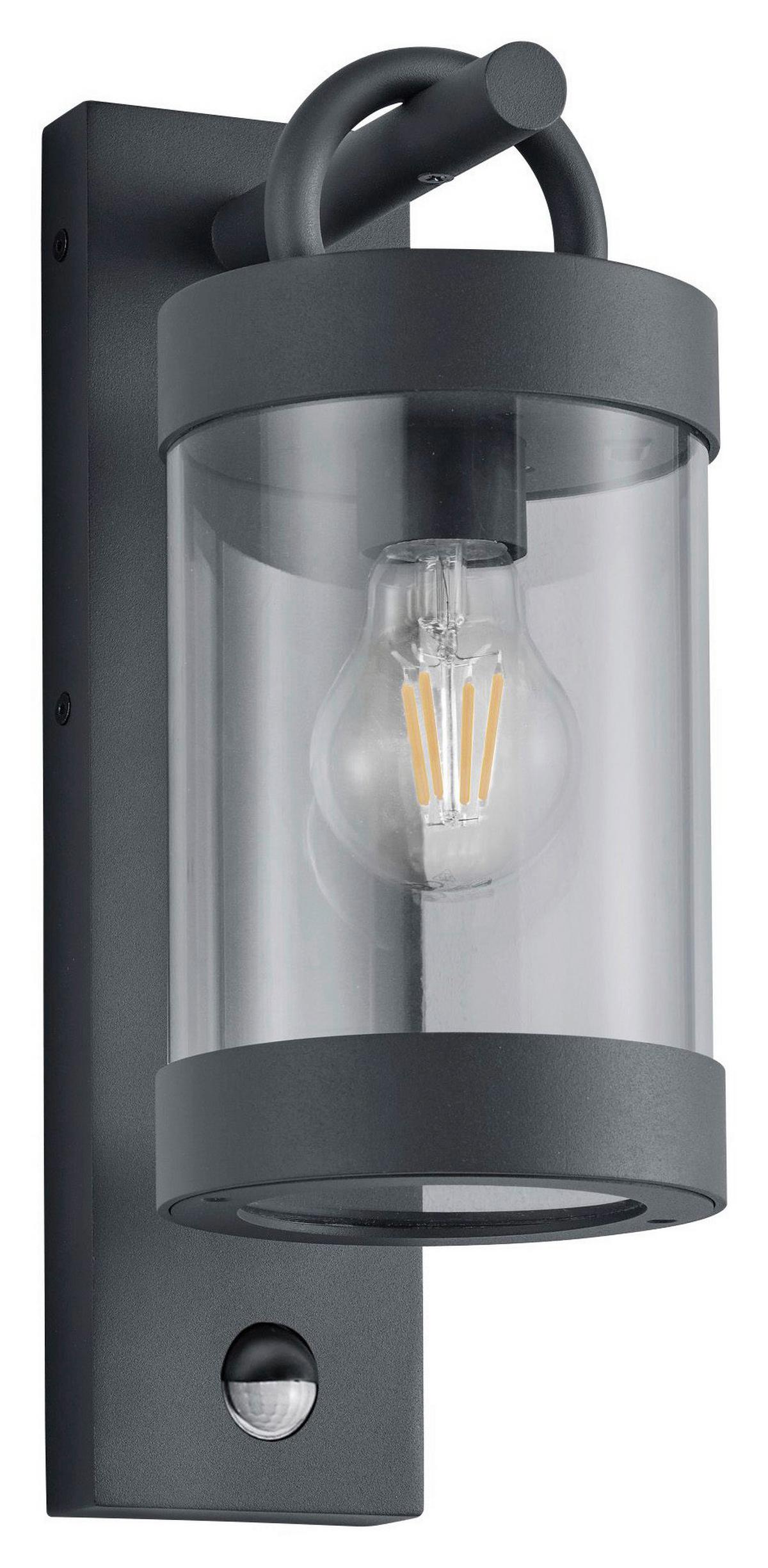 Außenwandleuchte Sambesi in Anthrazit max. 28 Watt - Anthrazit, Basics, Metall (12,5/33/18,6cm) - Trio Leuchten