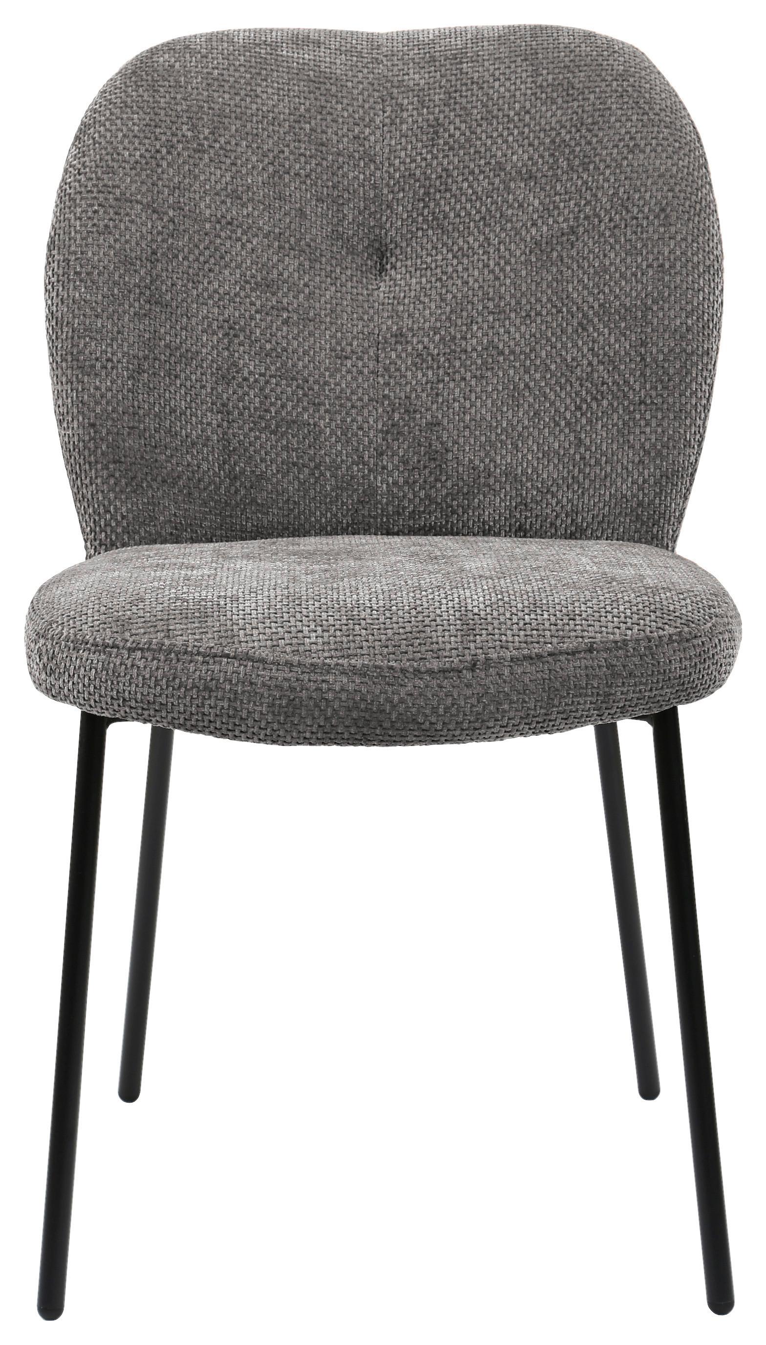 STOL MARA - grå/svart, Lifestyle, metall/trä (52/87/64cm) - Mömax