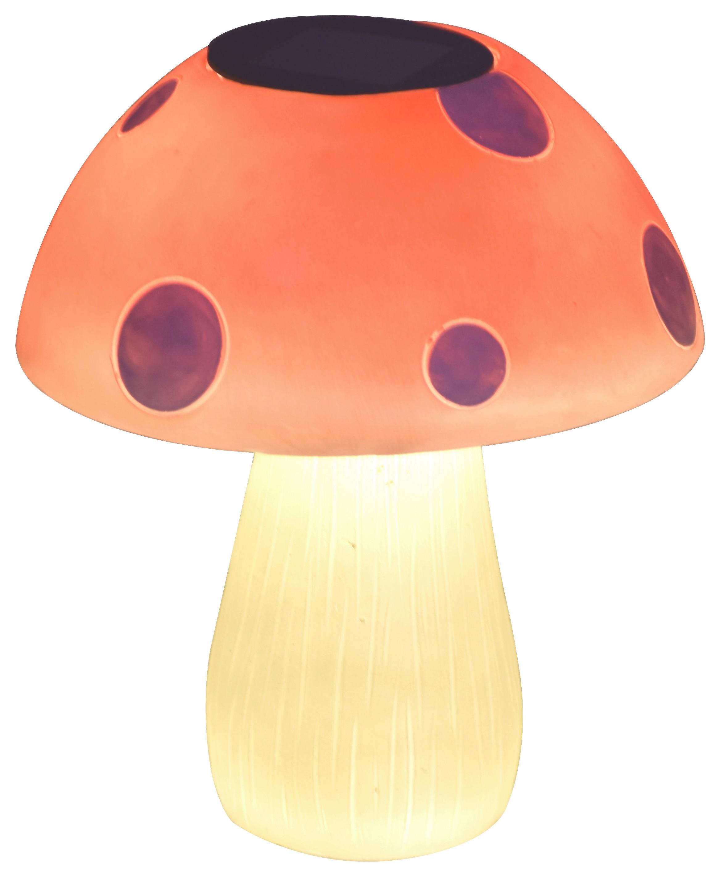 Lampă solară FLIEG - alb/roșu, Modern, plastic (17/17/20cm) - Modern Living