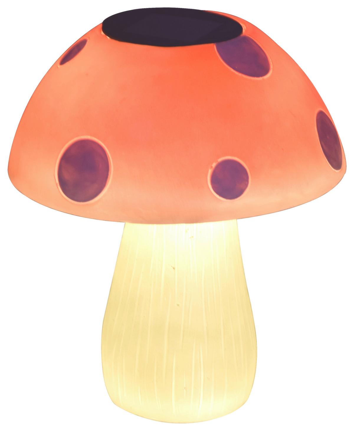 Lampă solară FLIEG - alb/roșu, Modern, plastic (17/17/20cm) - Modern Living