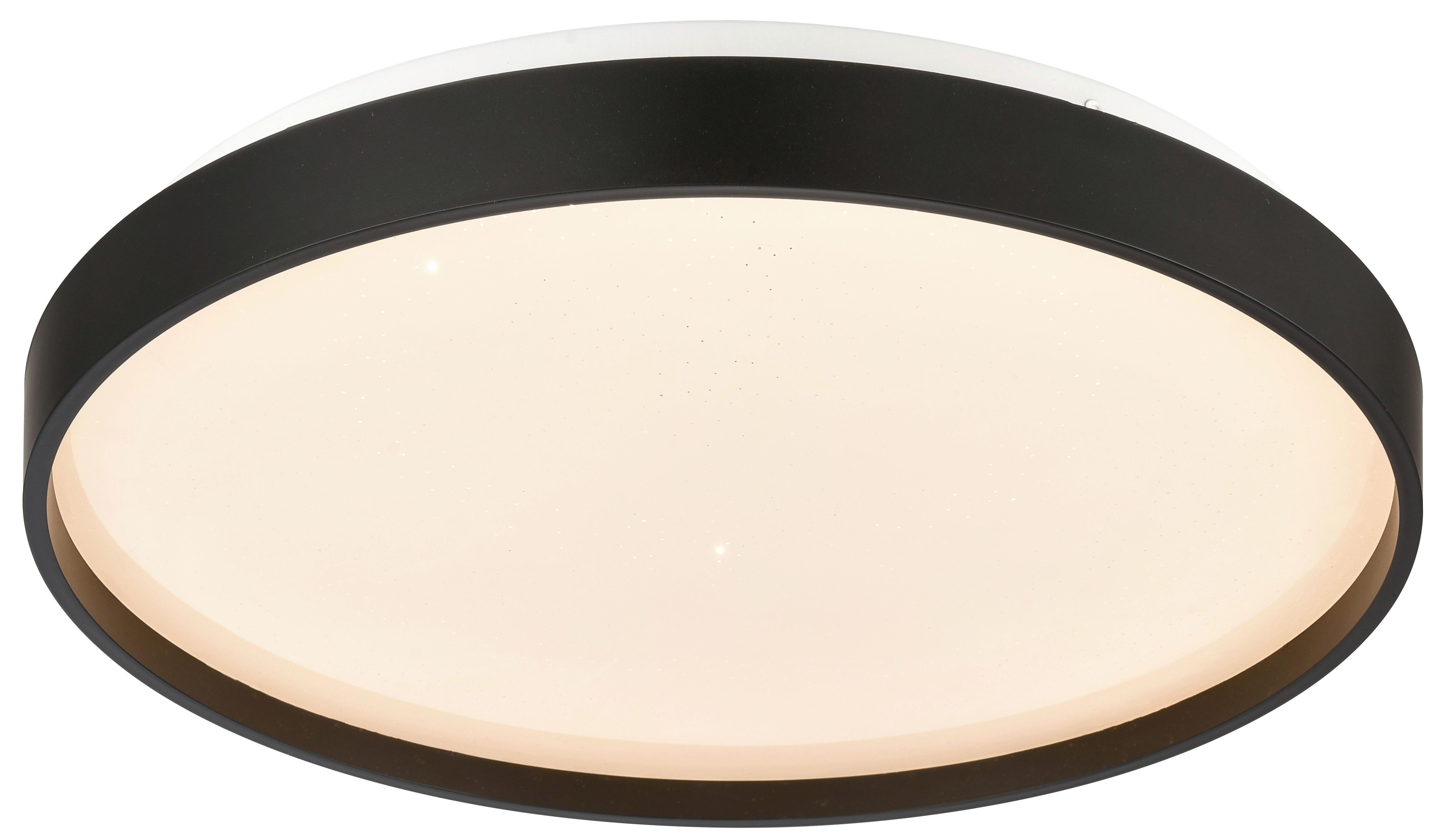 LAMPA SUFITOWA LED LOTUS *SBN* - czarny, Basics, tworzywo sztuczne/metal (39cm) - Novel