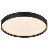 LAMPA SUFITOWA LED LOTUS *SBN* - czarny, Basics, tworzywo sztuczne/metal (39cm) - Novel