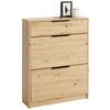 SKOSKÅP BELA -EXKLUSIV- - ekfärgad, Modern, trämaterial (79/103/25cm) - Mömax