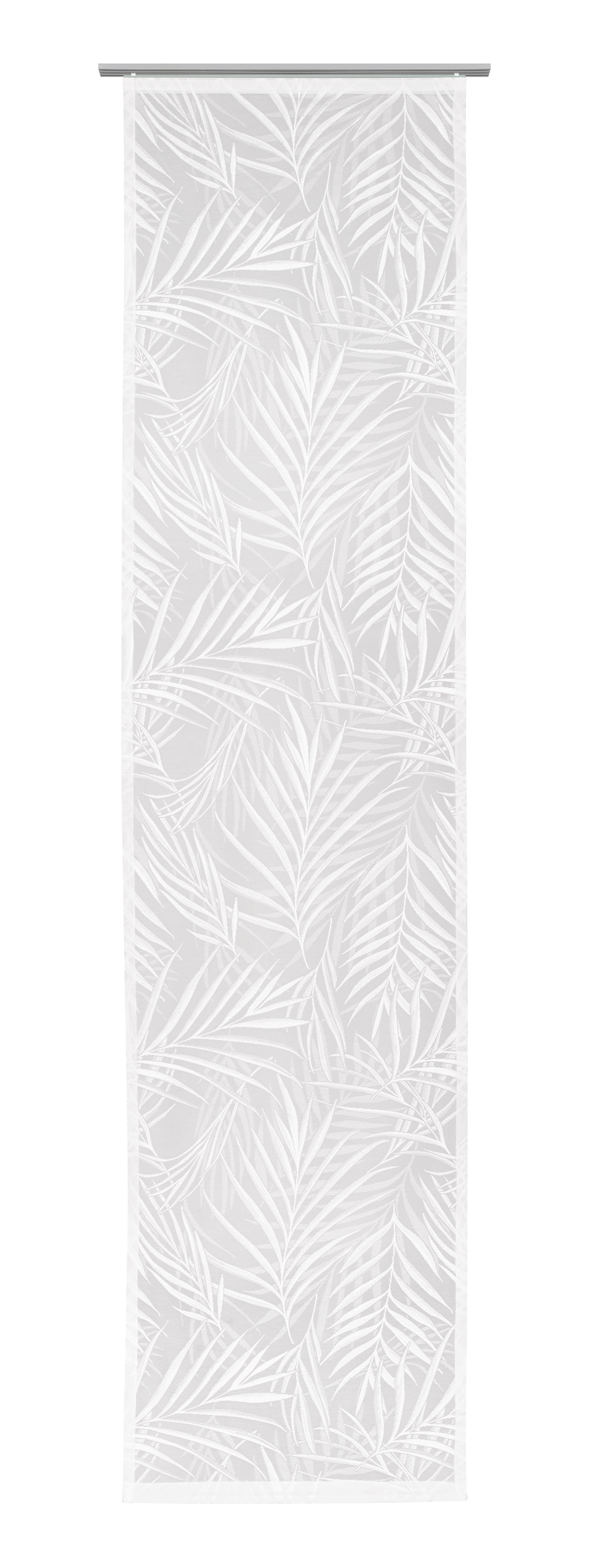 Flächenvorhang Blätter in Creme ca.60x245cm - Creme, KONVENTIONELL, Textil (60/245cm) - Mömax modern living