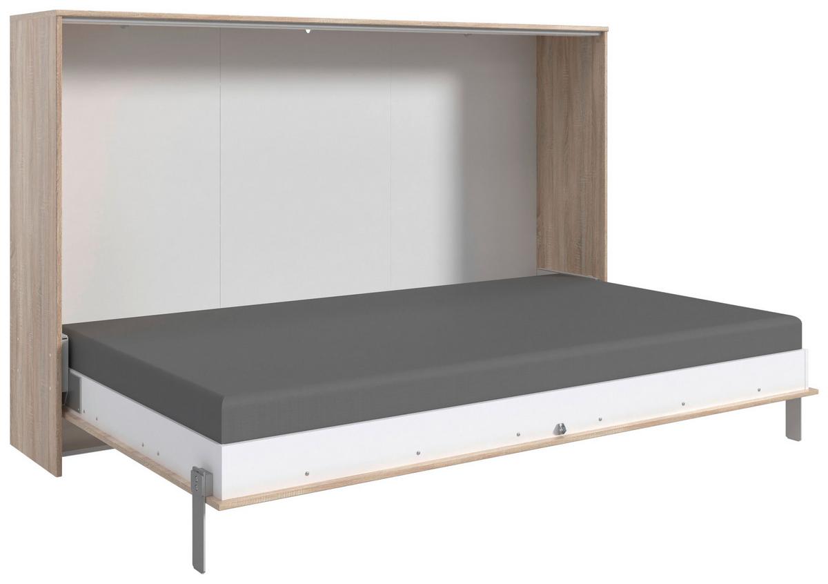 Klappbett Juist ca. 120x200 cm Eiche - Eichefarben, KONVENTIONELL, Holz/Holzwerkstoff (120/200cm) - MID.YOU