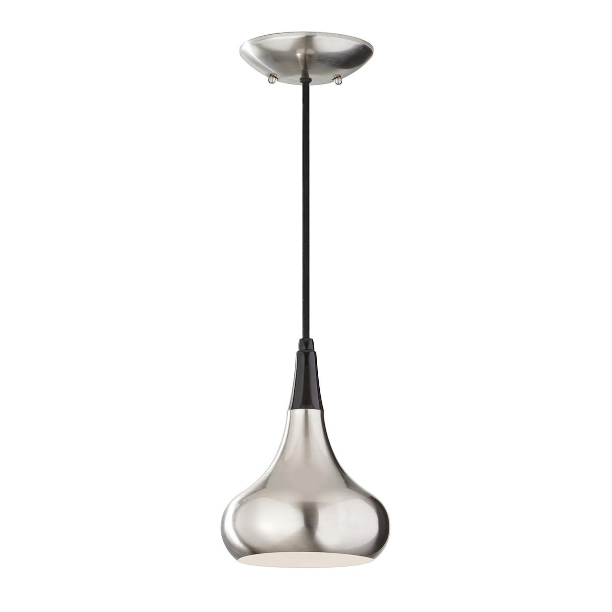 Viseća Svjetiljka Srebrna Boja - boje oplemenjenog čelika, Design, metal (17.9/28.1cm) - Elstead Lighting