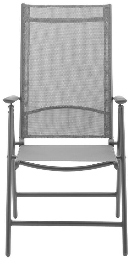 Kerti Szék Bruce - antracit, Modern, textil/fém (56/106/66cm) - Best Price