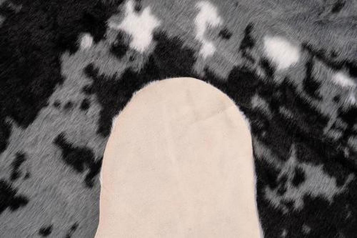 Kunstfell Fexoc-160-230 - Weiss/Schwarz, Basics, Textil (160/230cm) - Kayoom