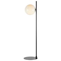 Stehleuchte Dione Floor max. 40 Watt - Schwarz/Weiß, Basics, Glas/Metall (33/33/134,5cm) - Markslöjd