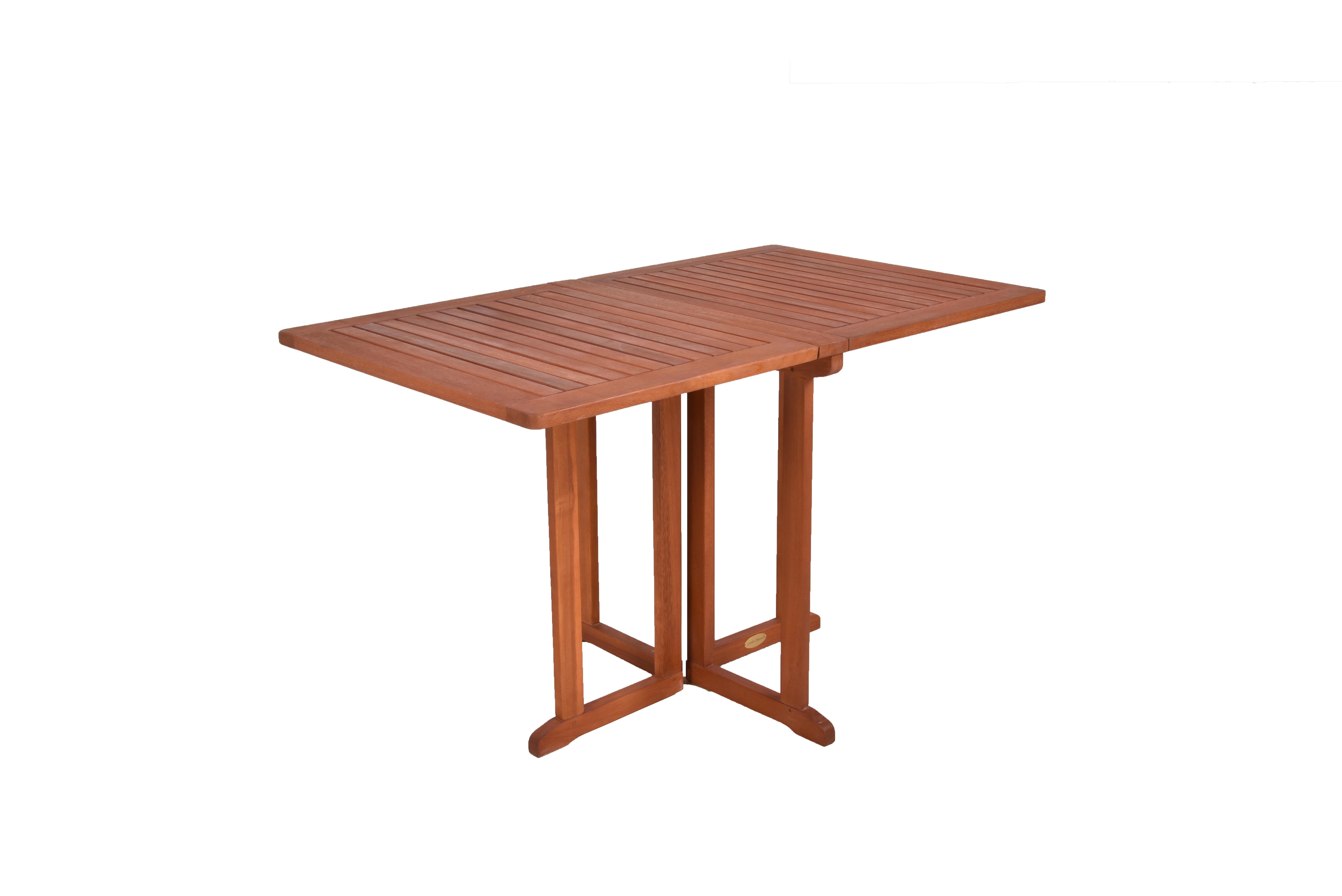 Balkontisch Baltimore klappbar Eukalyptusholz L: ca. 120 cm - Eukalyptusholzfarben, Basics, Holz (120/70/73cm) - Gardenson