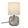 BORDSLAMPA DRITI - vit/champagne, Modern, metall/textil (13/13/25cm) - Mömax
