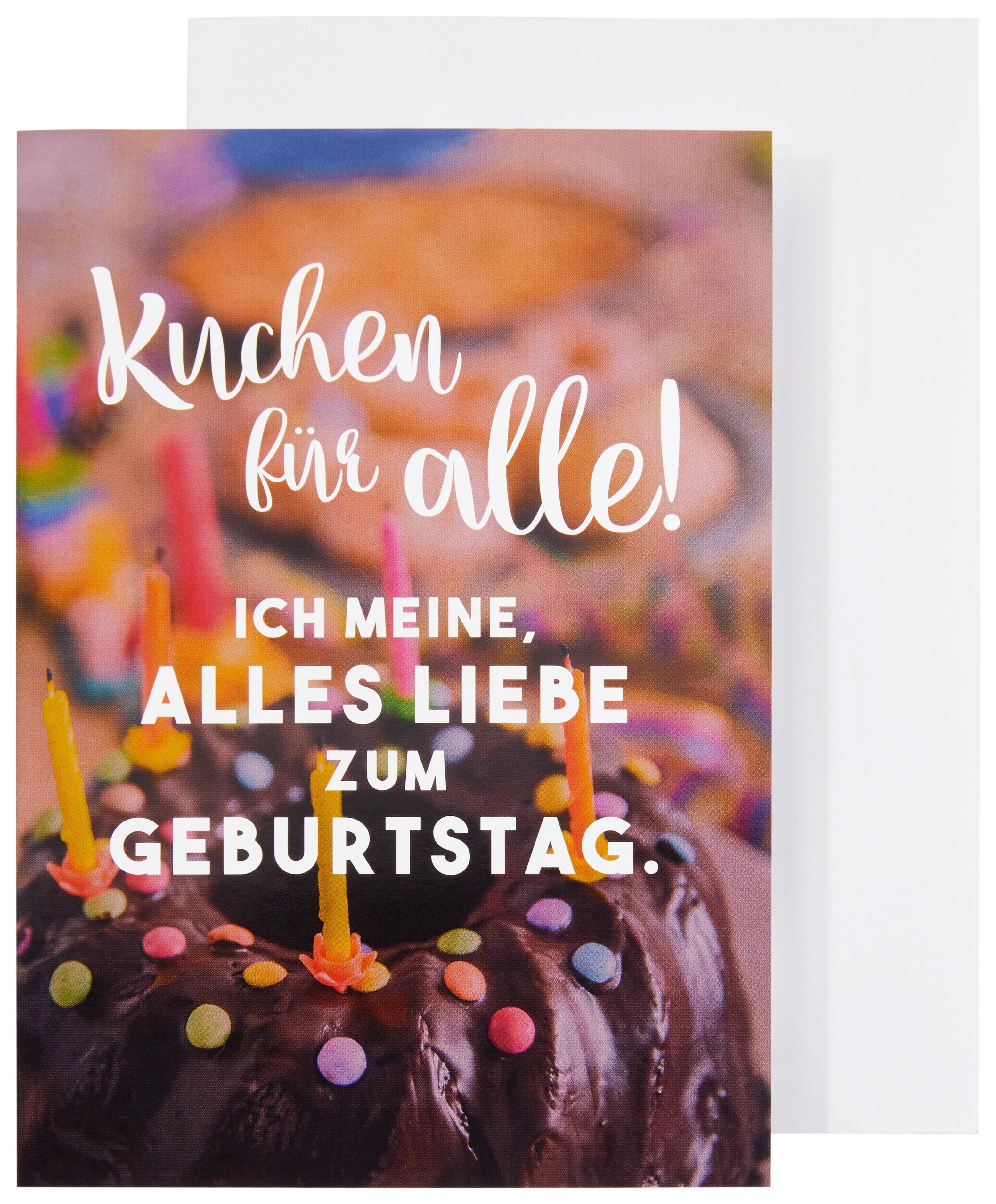 Klappkarte Statements in Bunt - Multicolor, Papier (11,5/16,0cm) - VS Visual Statements