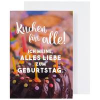 Klappkarte Statements in Bunt - Multicolor, Papier (11,5/16,0cm) - VS Visual Statements