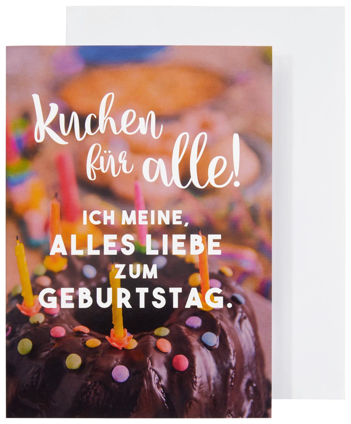 Klappkarte Statements in Bunt - Multicolor, Papier (11,5/16,0cm) - VS Visual Statements