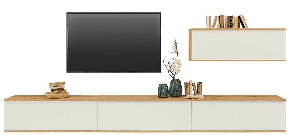 Tv Komoda Power - Moderno, drvni materijal/plastika (127,5/46/40cm) - Modern Living