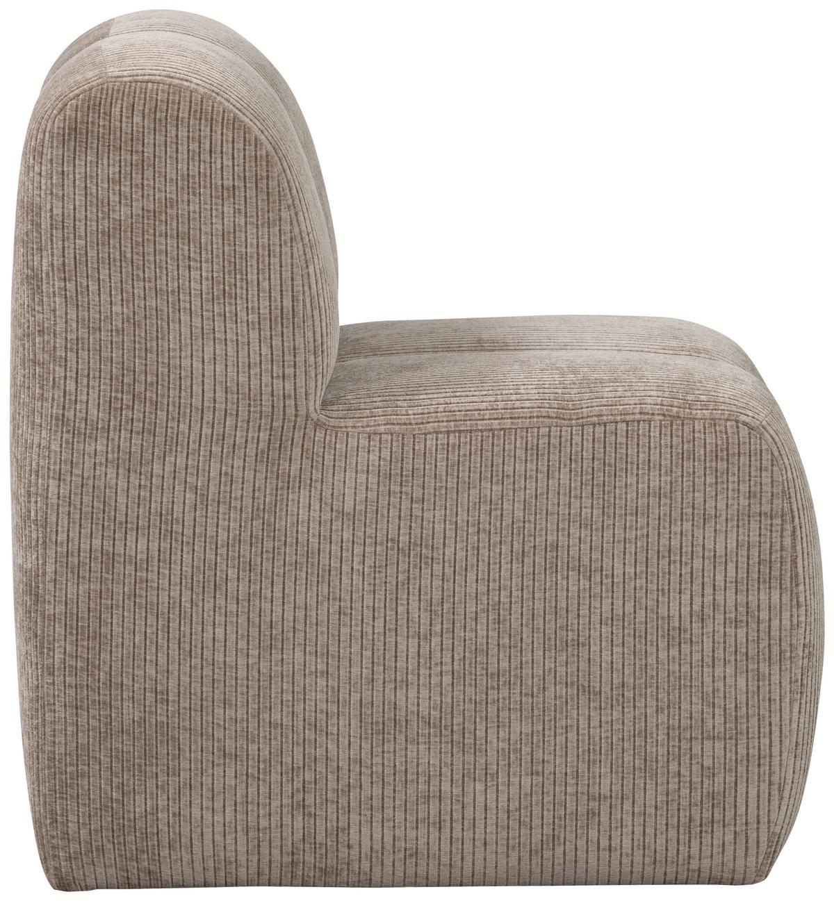 Sitzbankelement Mojo Sandfarben B: 84cm - Sandfarben, MODERN, Kunststoff/Textil (84/83/73cm) - Livetastic