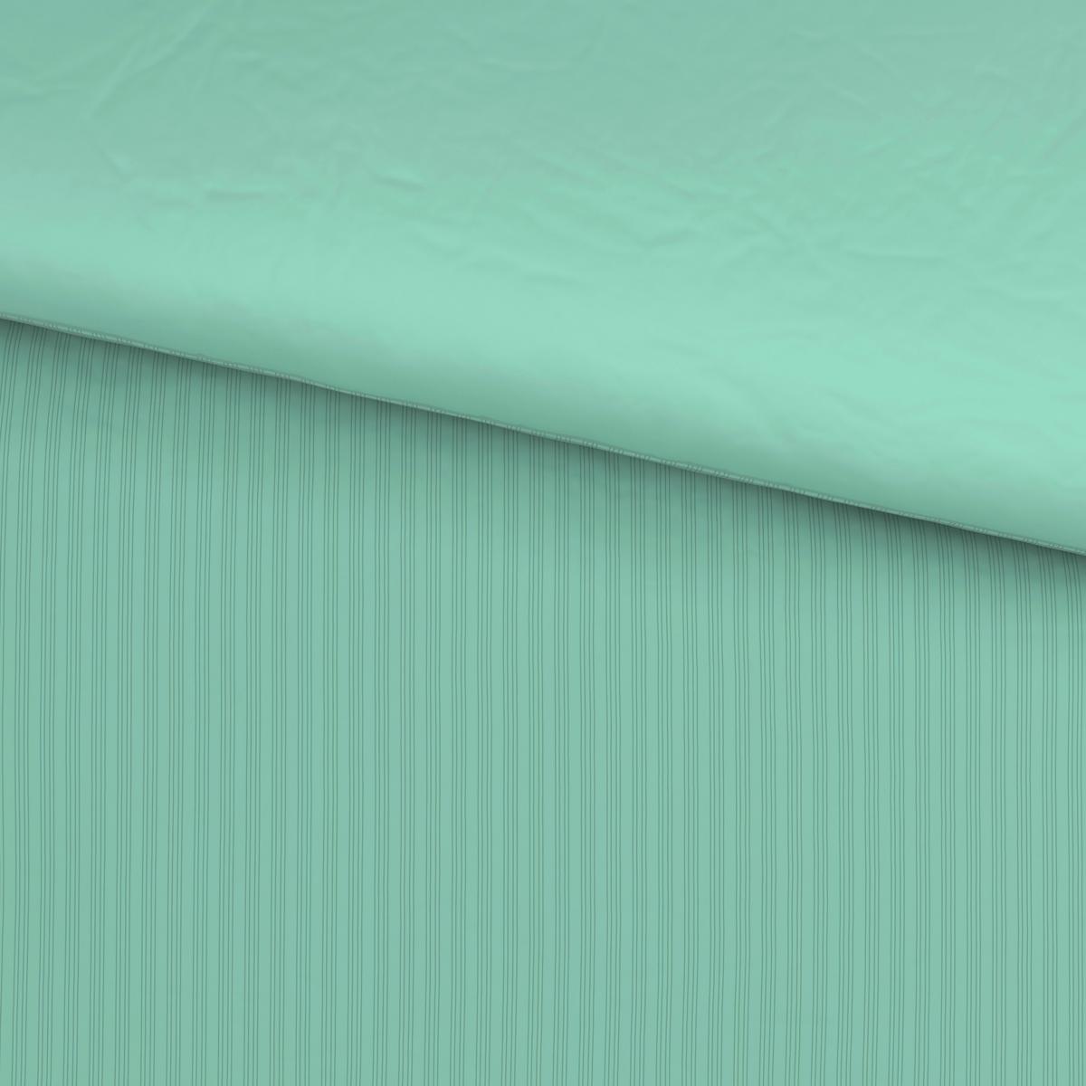 Bettwäsche Crinkle Mintgrün ca. 135x200cm - Mintgrün, Textil (135/200cm) - Mömax